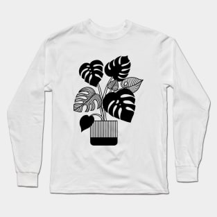 Monstera plant Long Sleeve T-Shirt